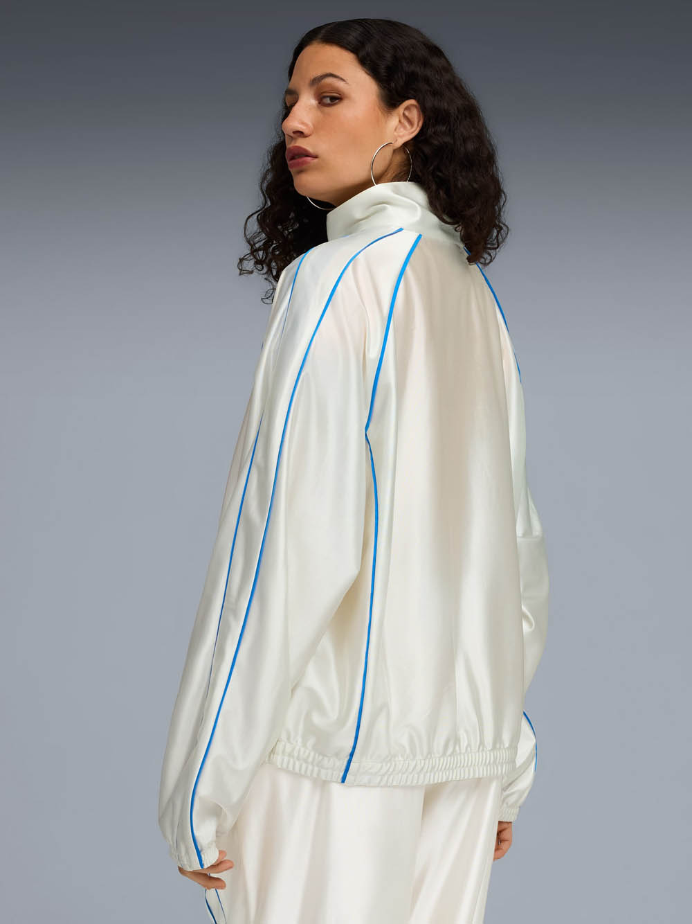Puma X Fenty T7 Track Jacket In White