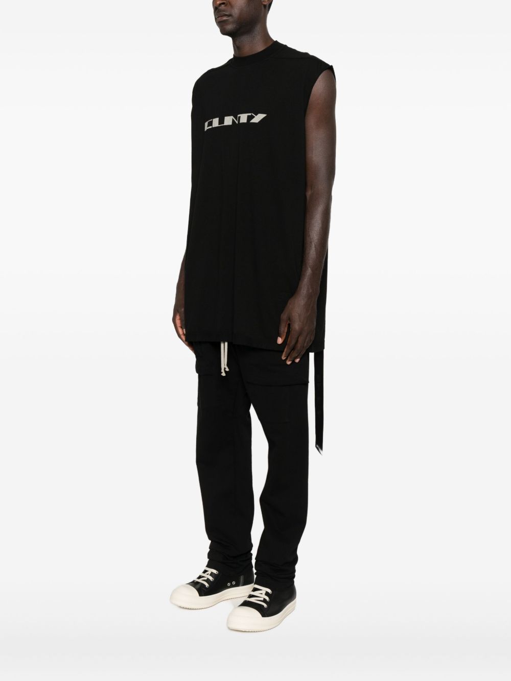Rick Owens Drkshdw Trap T In Black