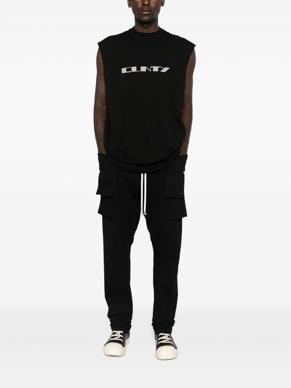 Rick Owens Drkshdw Trap T In Black