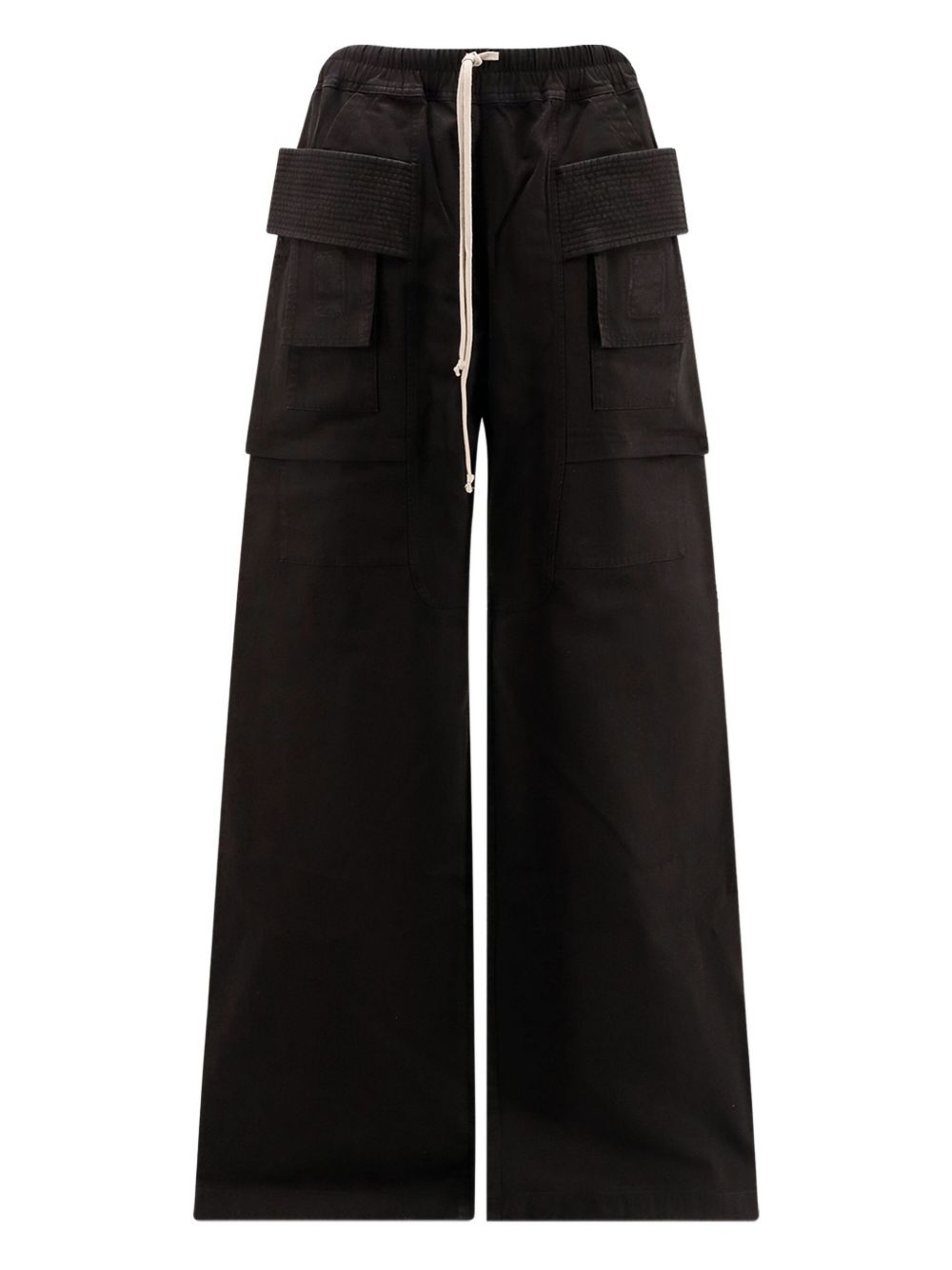 Rick Owens Drkshdw Creatch Wide Cargo Pants In Brown