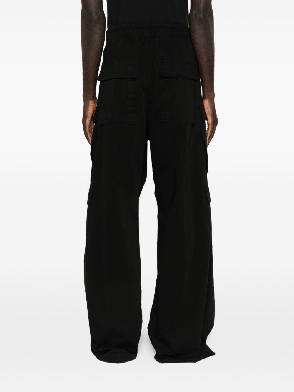 Rick Owens Drkshdw Double Jumbo Belas Cargo Trousers In Black