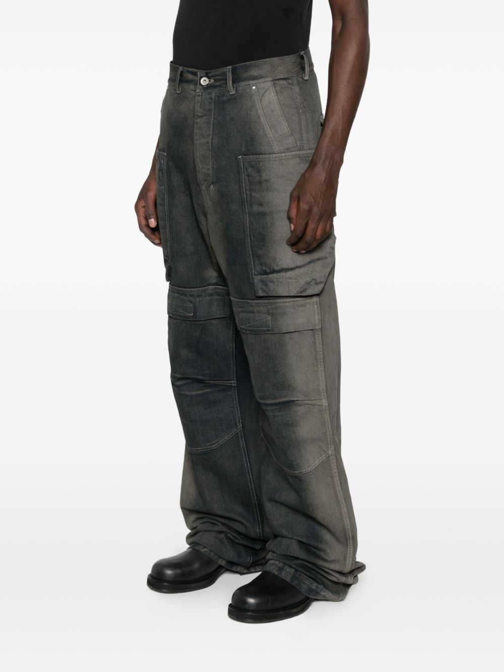 Rick Owens Stefan Cargo Pants In Multi