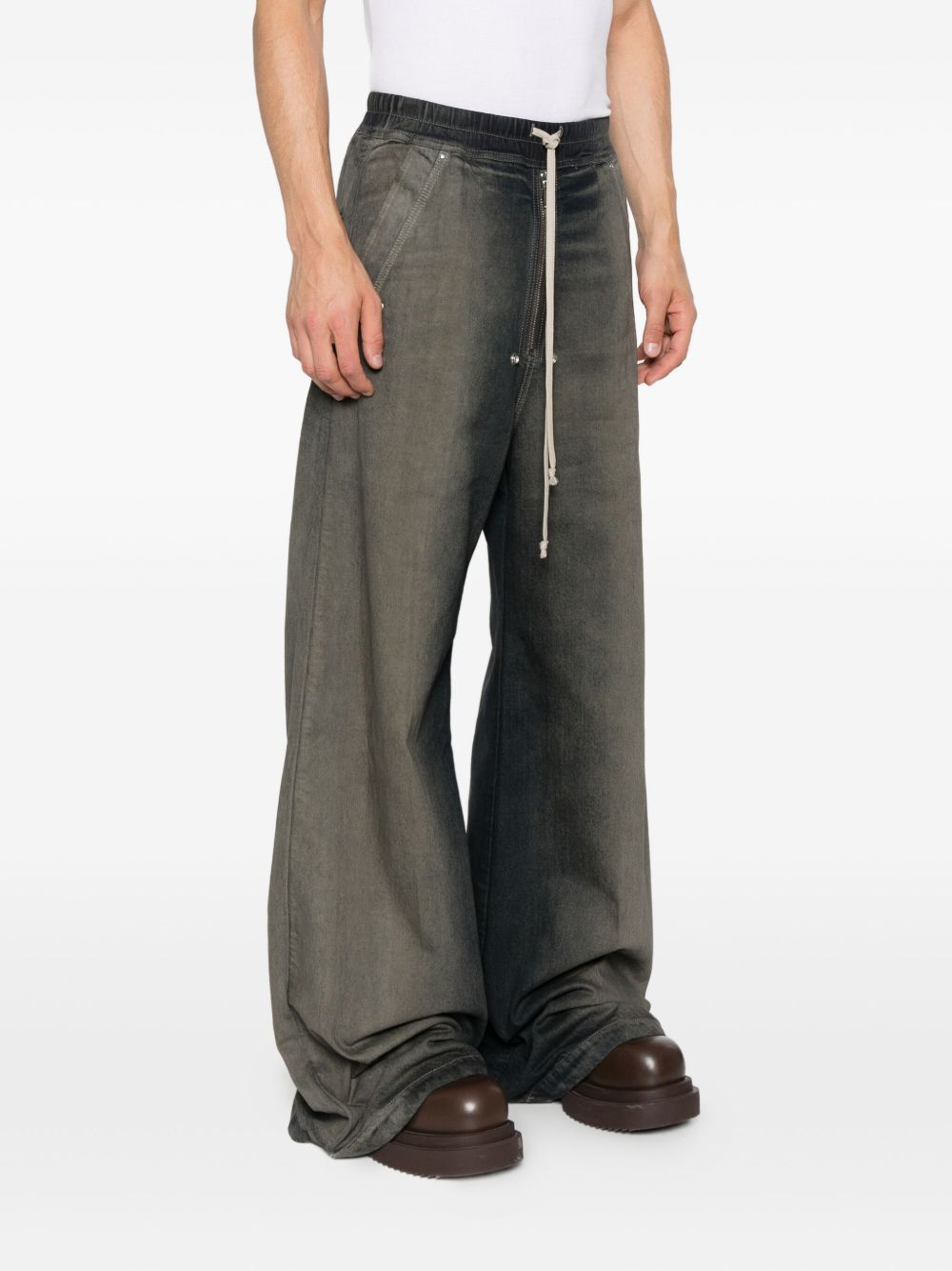 Rick Owens Wide Bela Oants In Multi