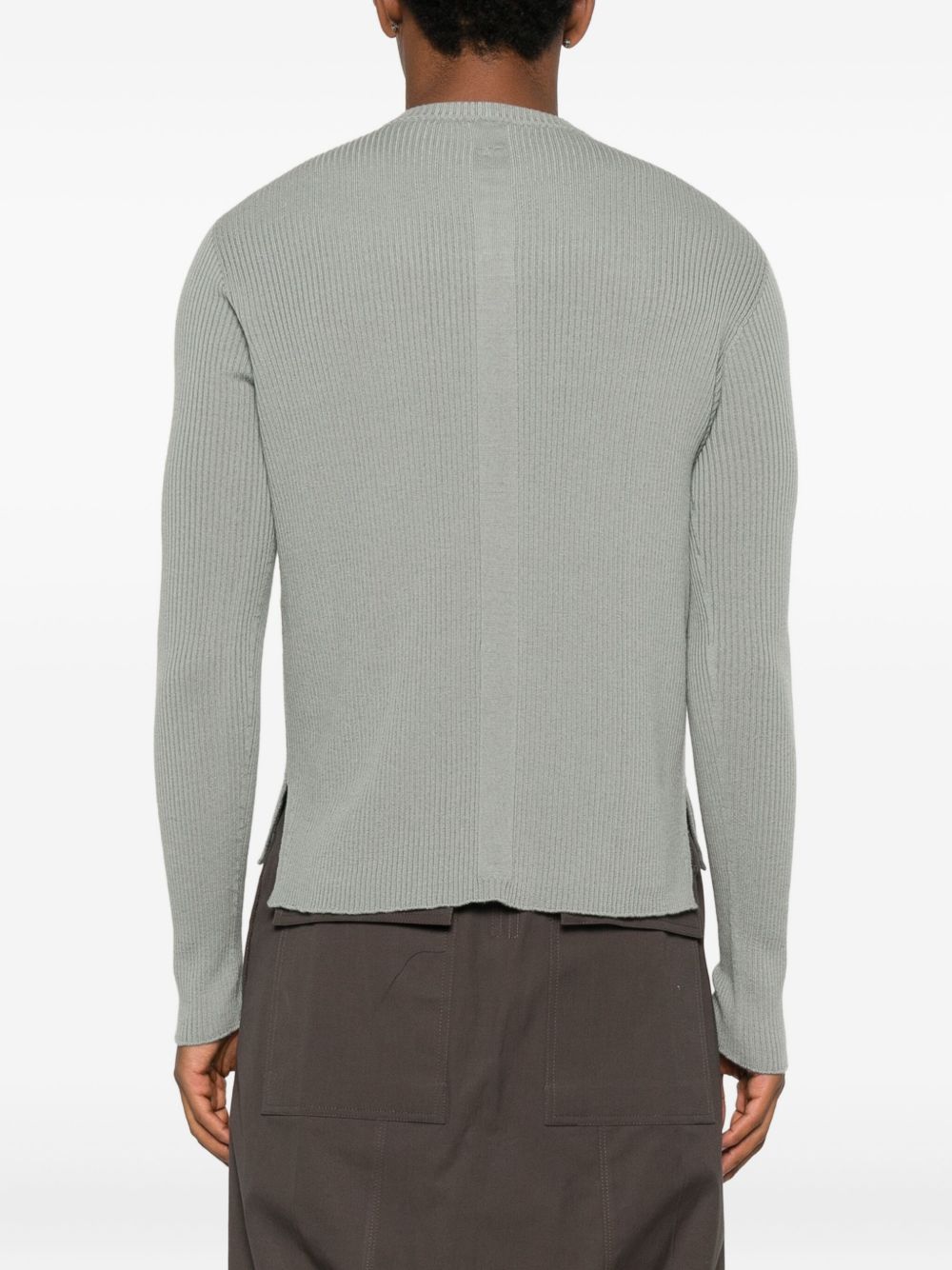 Rick Owens Ribbed Geo In Green