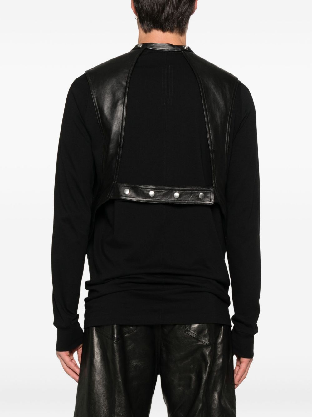 gilet cargo uomo nero RICK OWENS d —