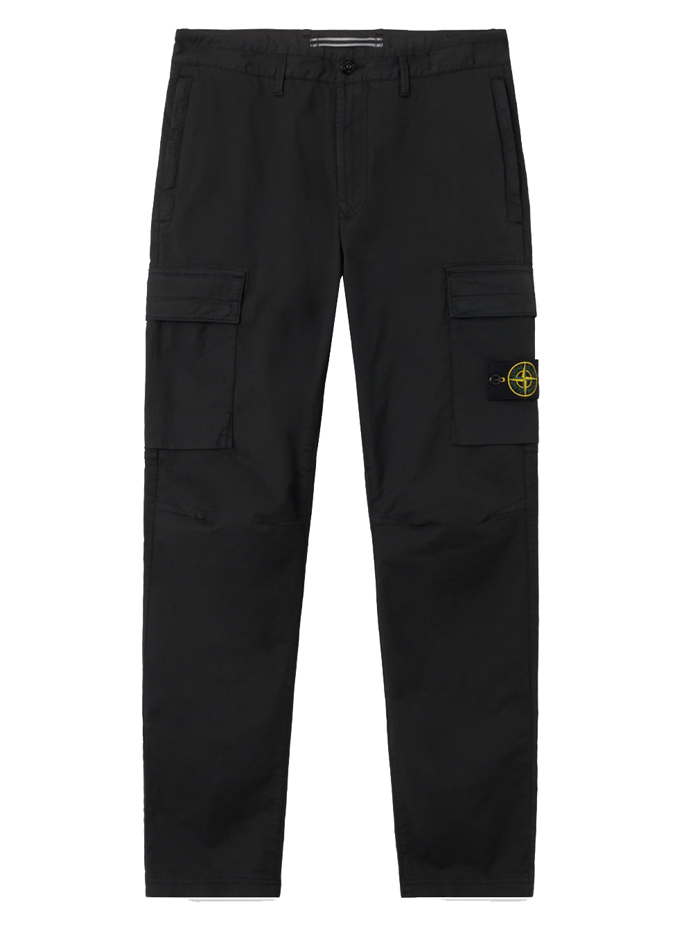 Stone Island Supima Cotton Stretch-tc Pants In Black