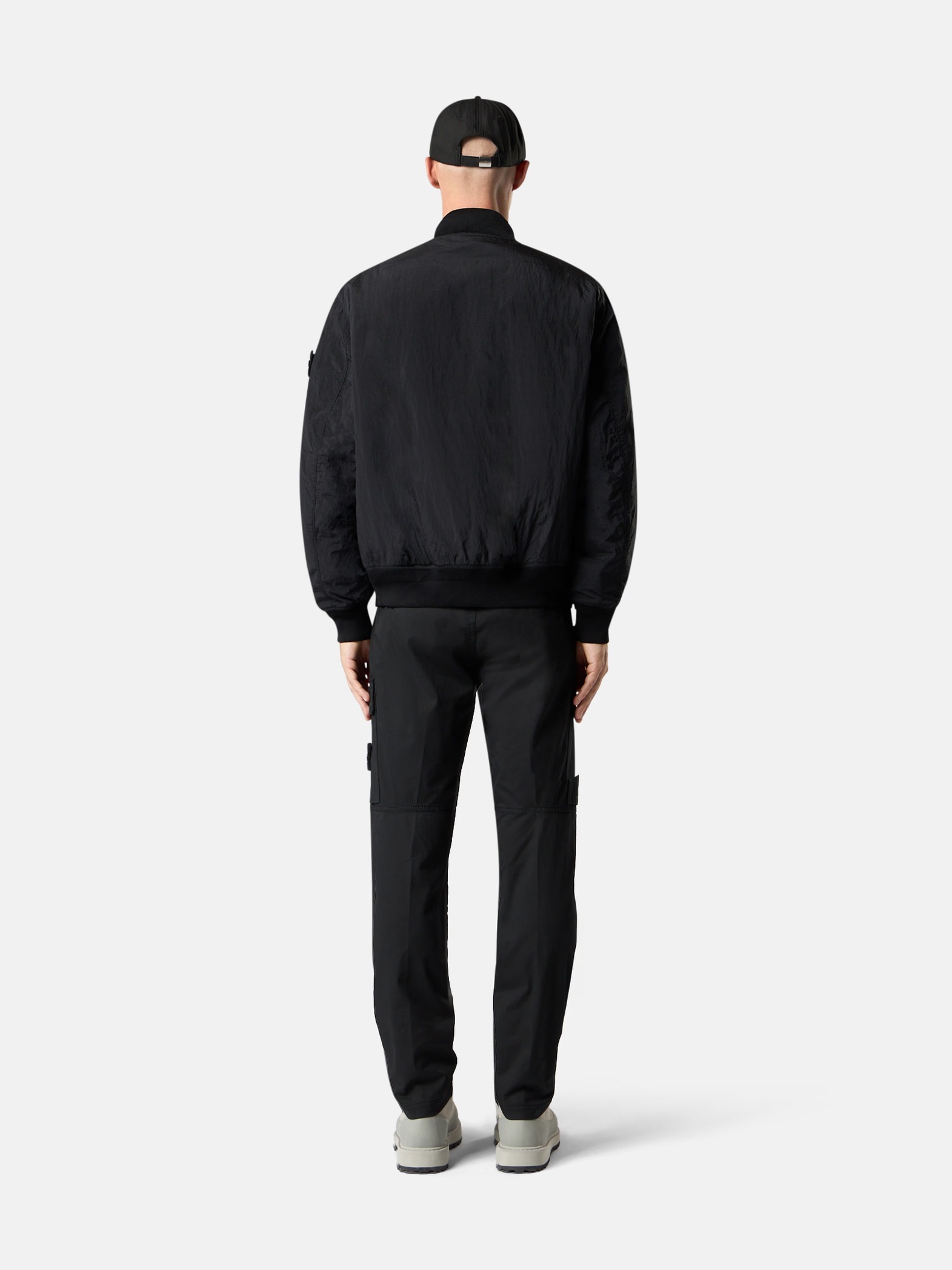 Stone Island Supima Cotton Stretch-tc Pants In Black