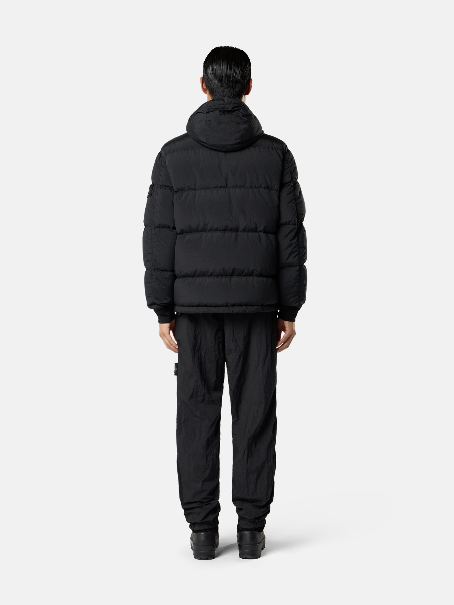 Stone Island Nylon Metal Parka In Black