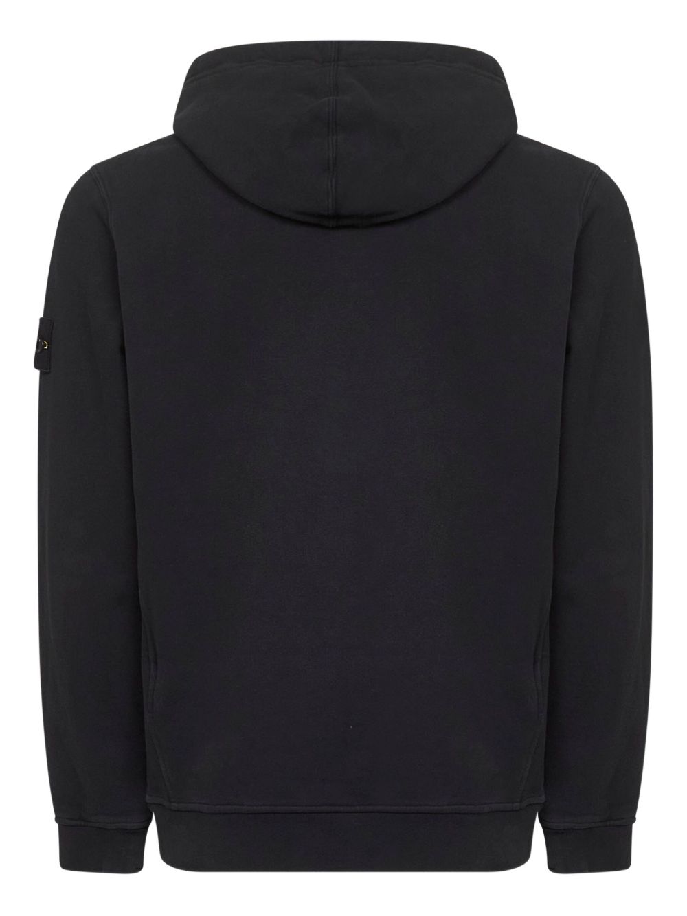 Stone Island Brushed Organic Cotton In Black