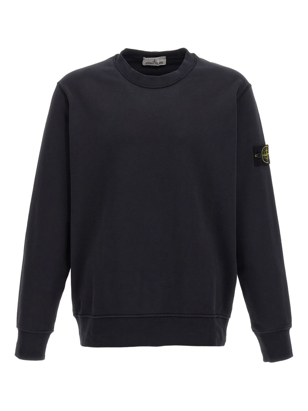 Stone Island Crew Nek Sweatshirt In Blue