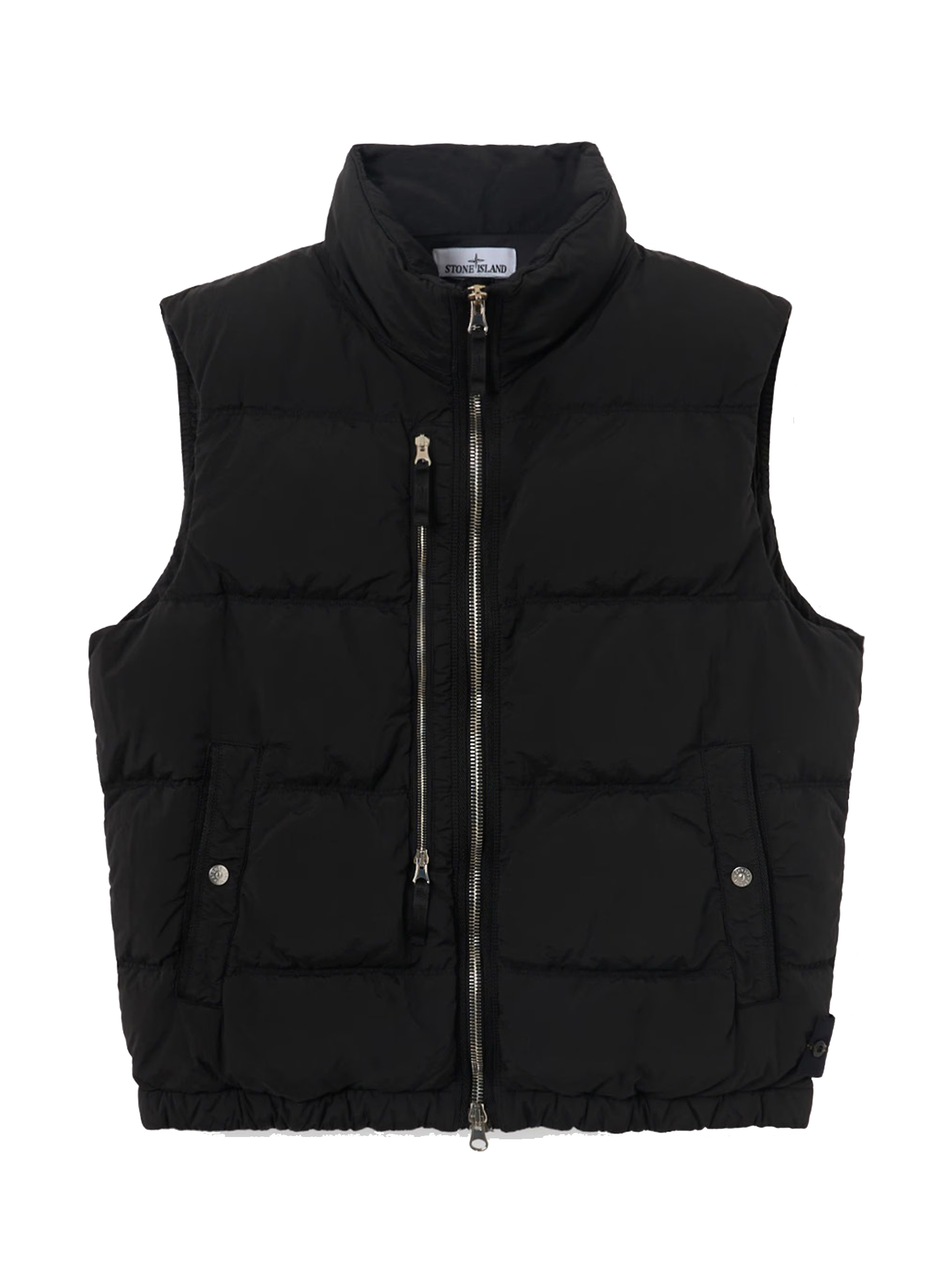 Stone Island Nylon Metal Vest In Black
