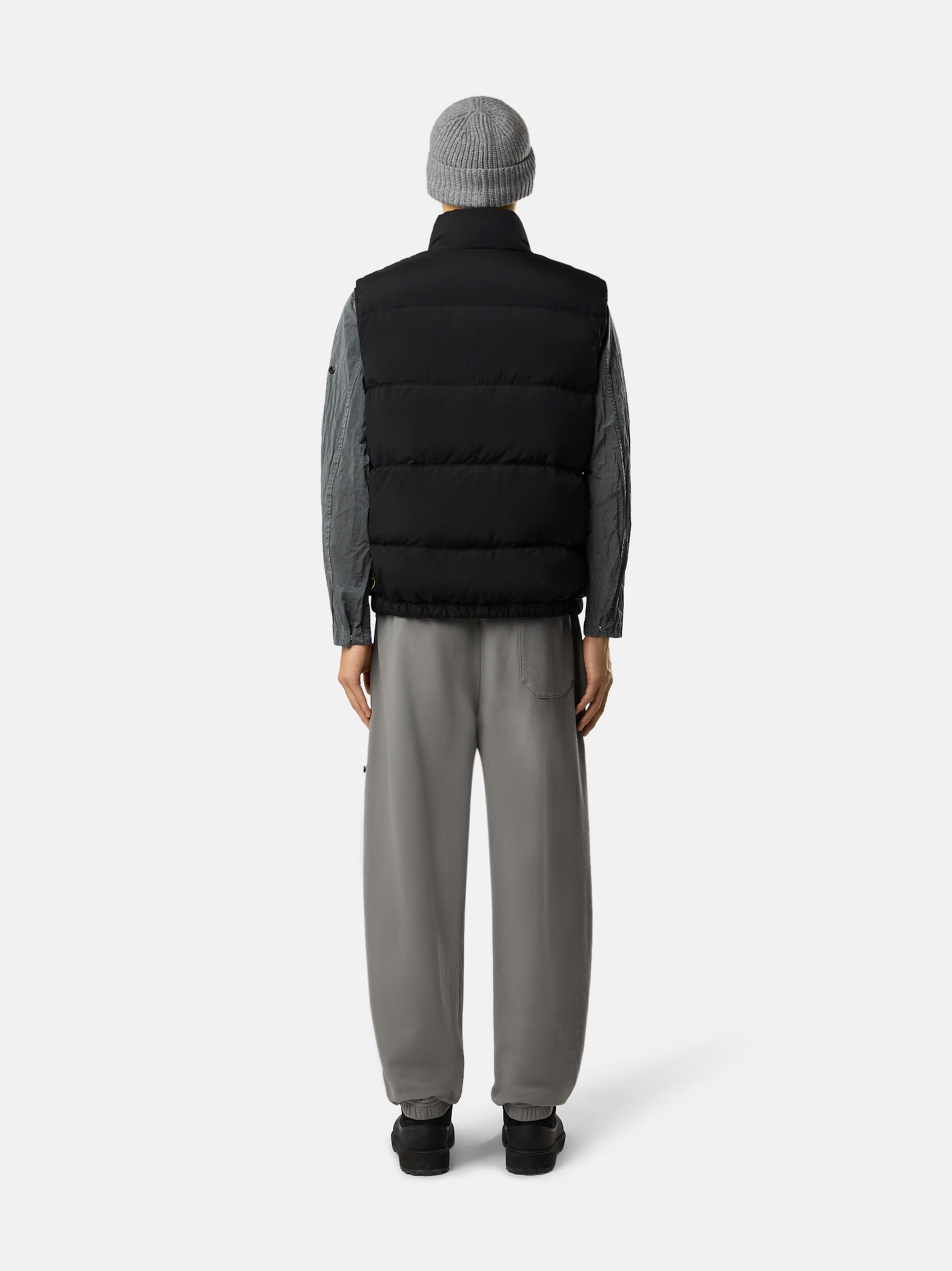 Stone Island Nylon Metal Vest In Black