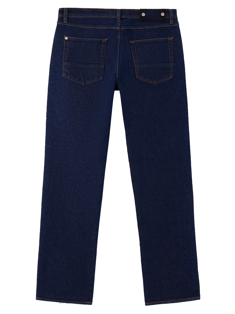 Stone Island Stretch Indigo Denim-rinsed Jeans In Blue