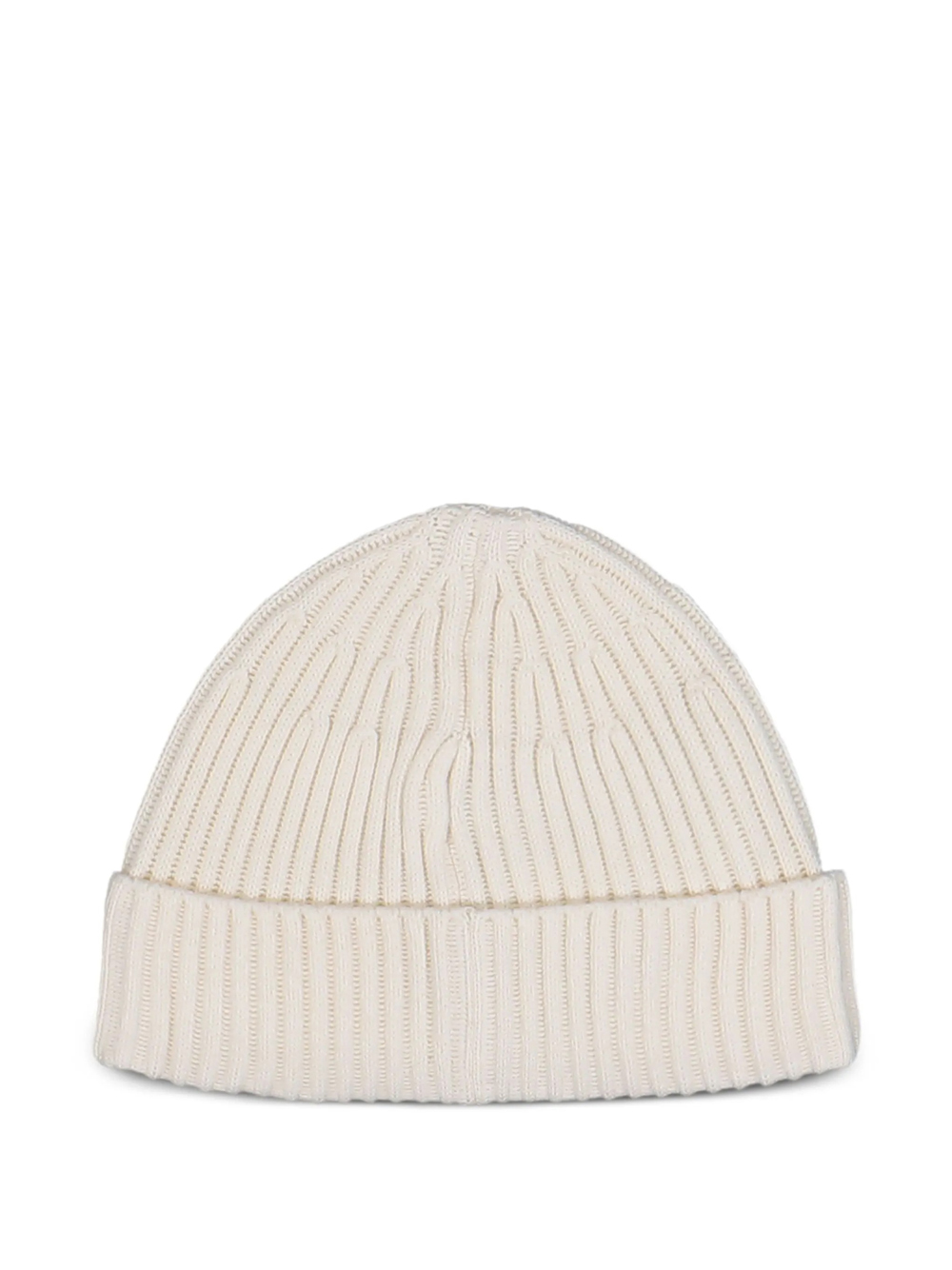 Stone Island Full Rib Beanie In White