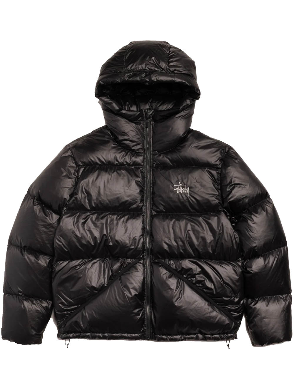 Stussy Micro Ropstop Down Parka In Black