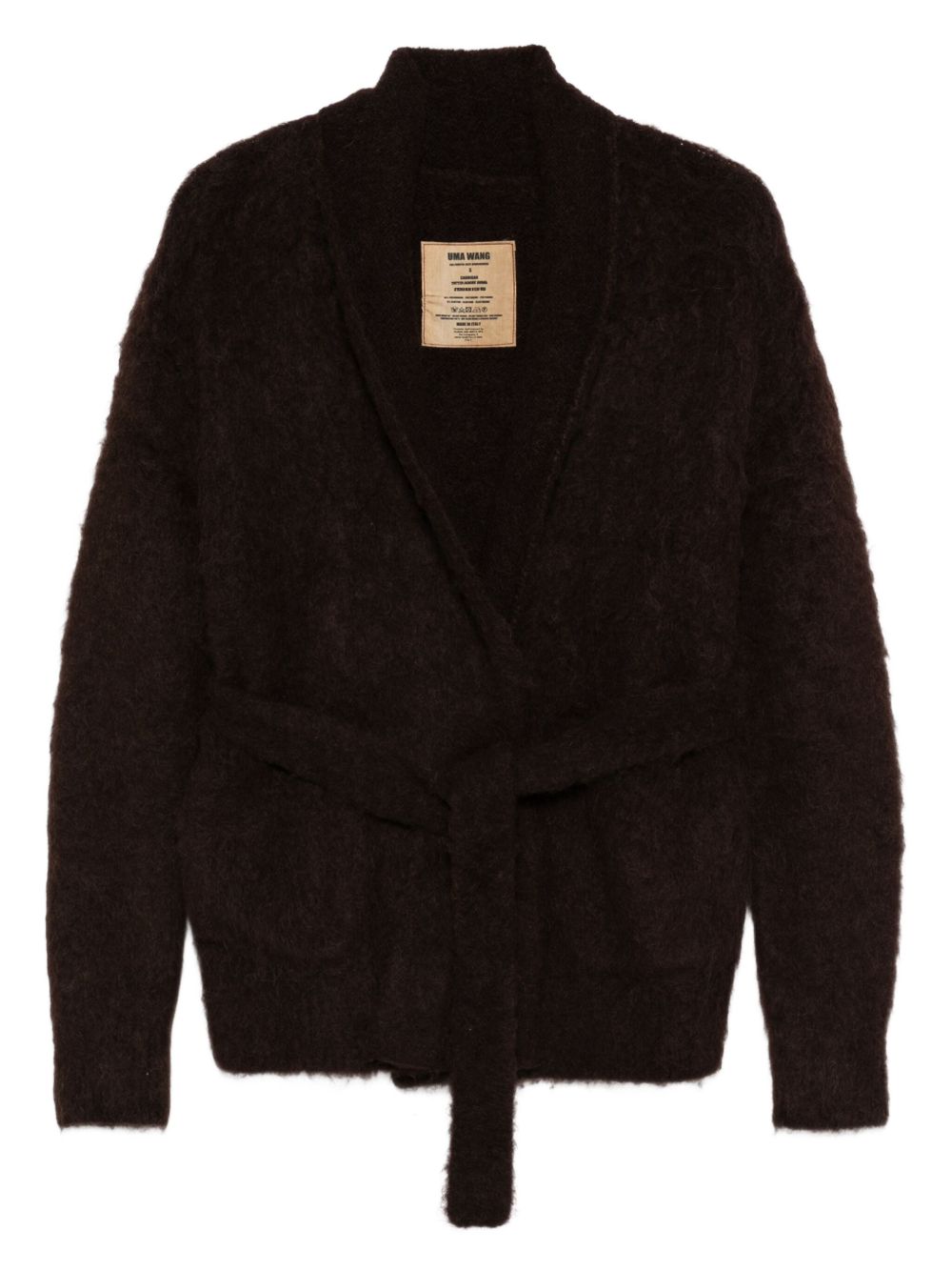 Uma Wang Over Cardigan Woman Army Green In Green