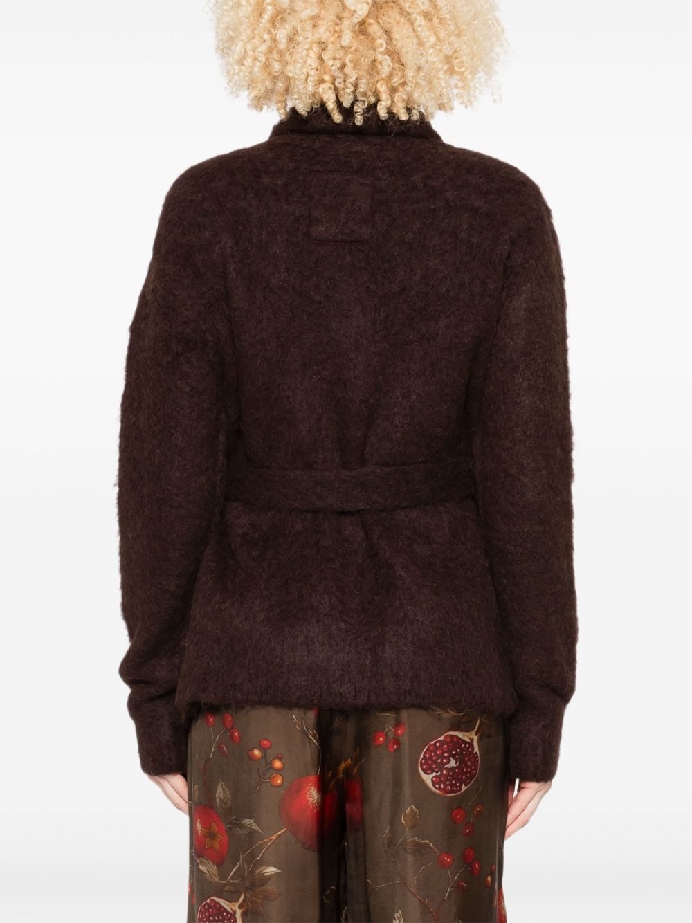 Uma Wang Over Cardigan Woman Army Green In Green