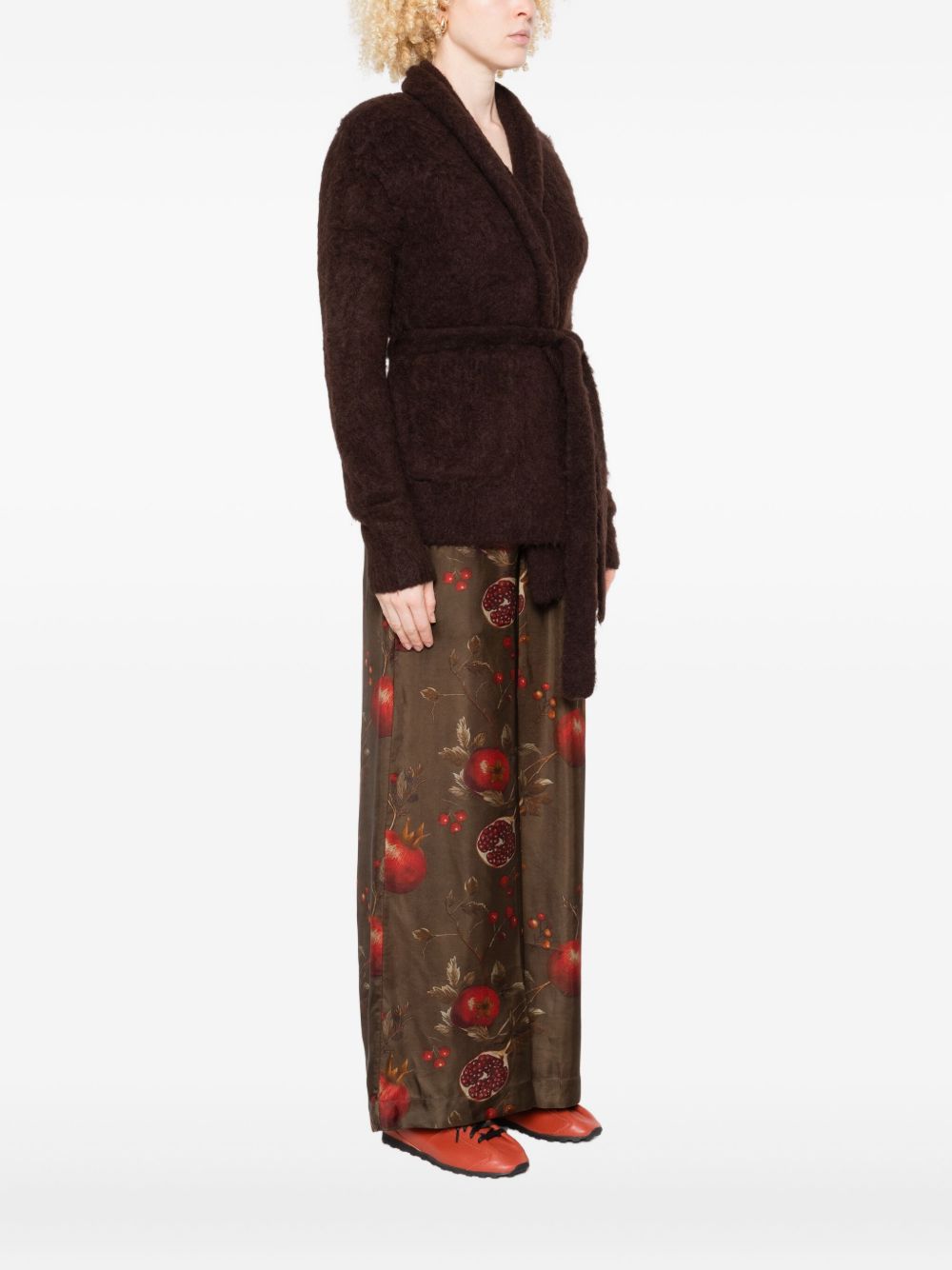 Uma Wang Over Cardigan Woman Army Green In Green