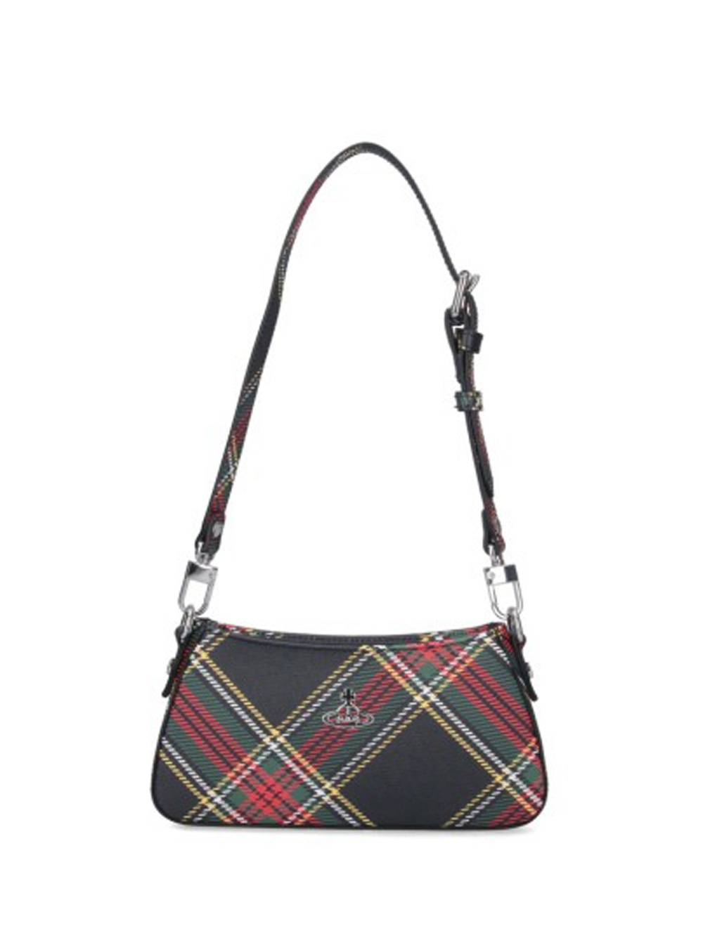 Vivienne Westwood Mens Chelsea Tartan Tasha Faux-leather Shoulder Bag