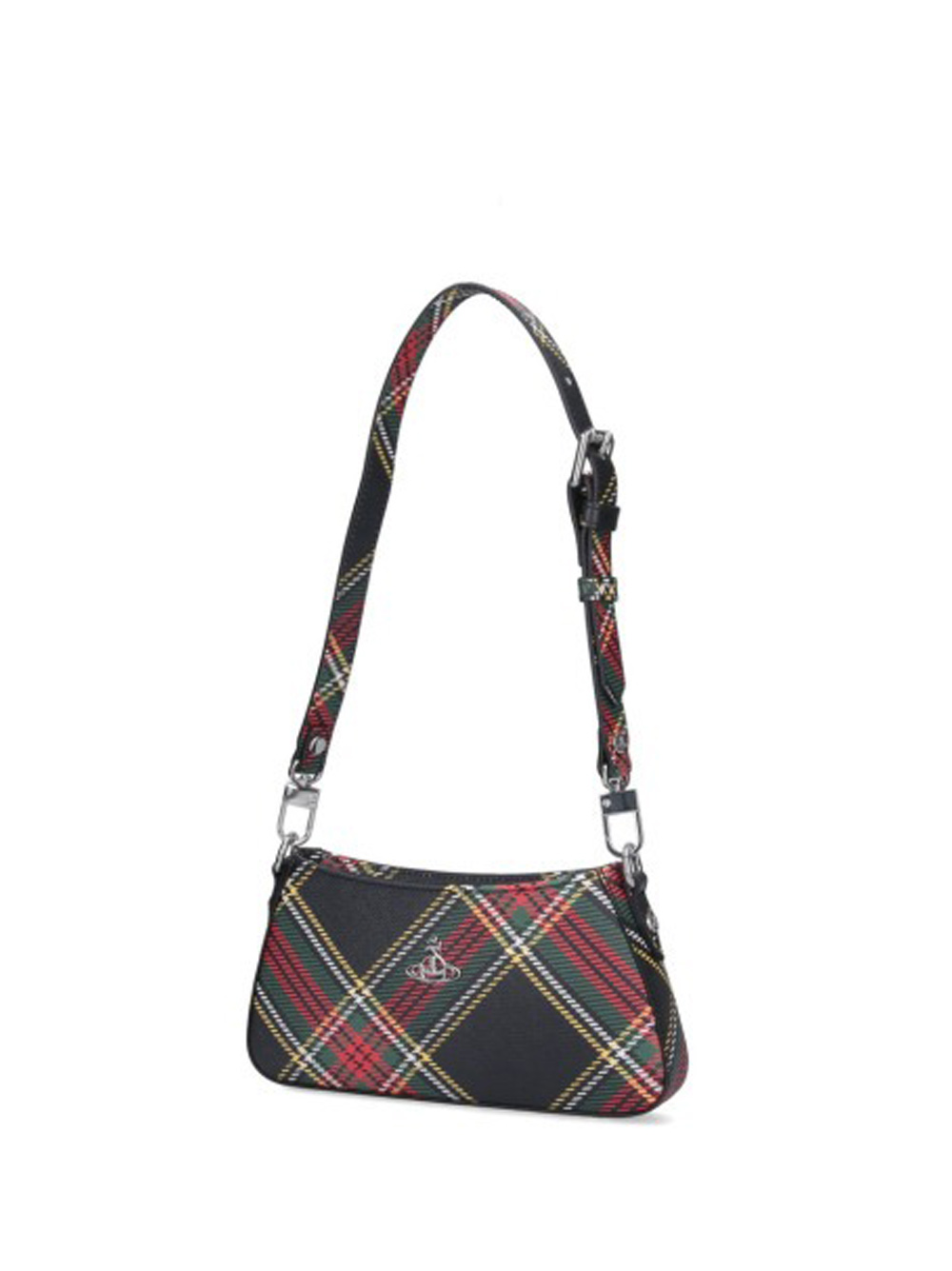 Vivienne Westwood Mens Chelsea Tartan Tasha Faux-leather Shoulder Bag