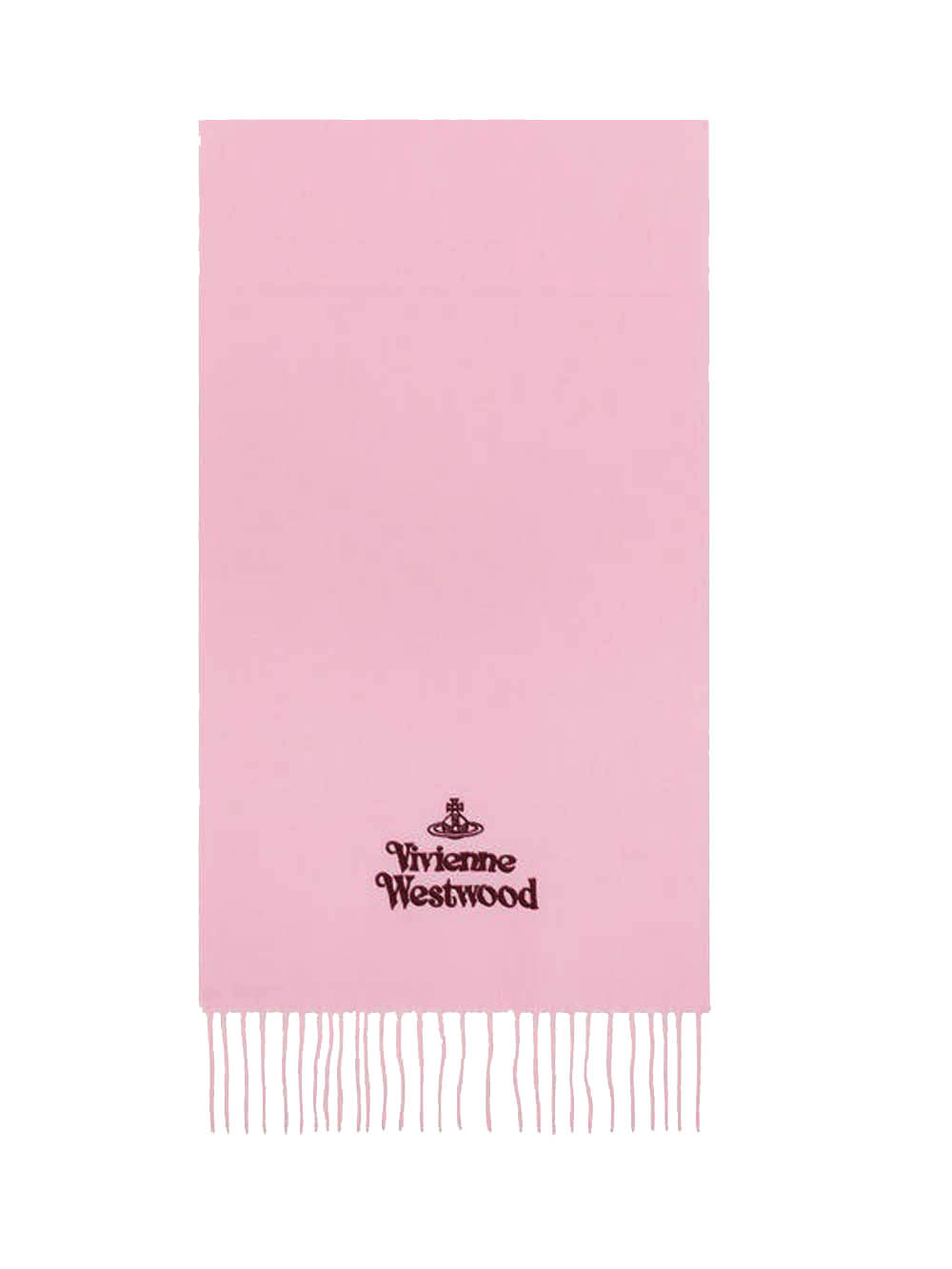 Vivienne Westwood Embroidered Scarf In Pink