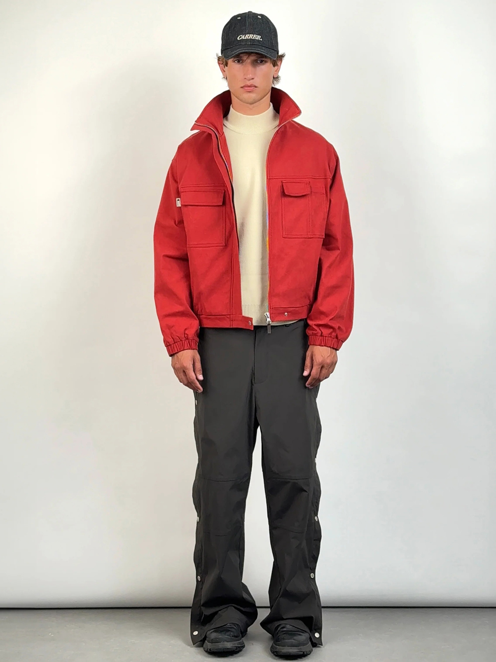 Carrer Barrau Jacket In Red