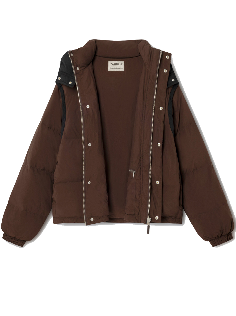 Carrer Crosby Puffer Jacket In Brown