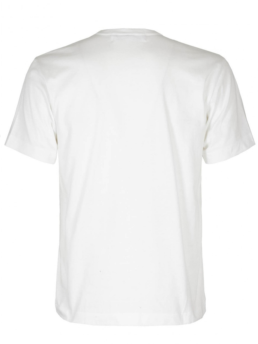 Comme Des Garçons Play Black Heart T-shirt In White