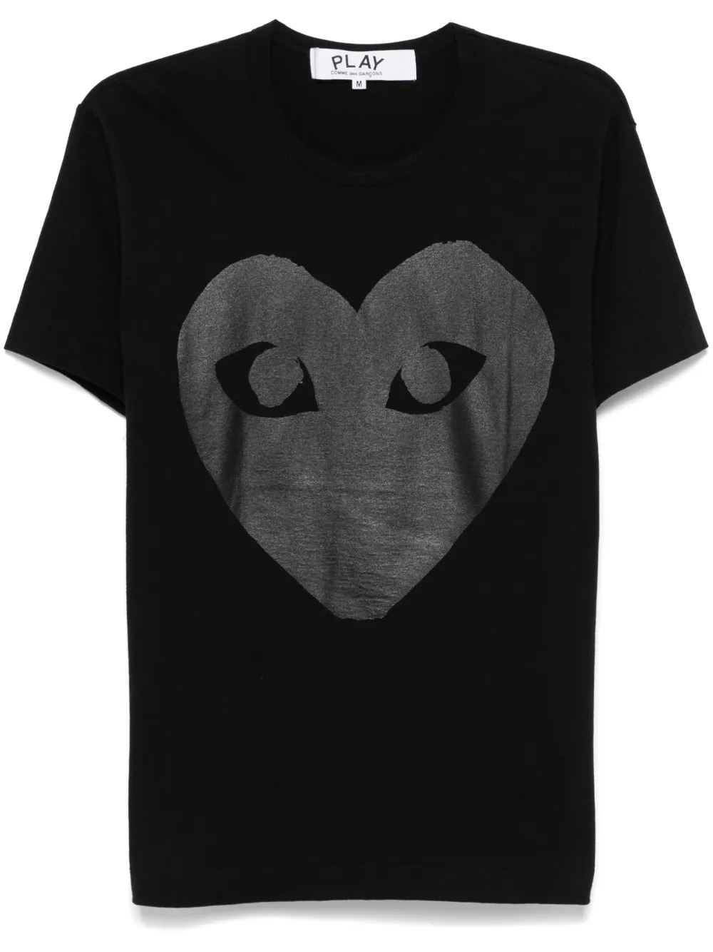 Comme Des Garçons Play Printed T-shirt In Black