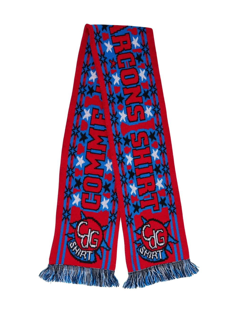 Comme Des Garçons Shirt 1988 Wovwn Scarf In Red