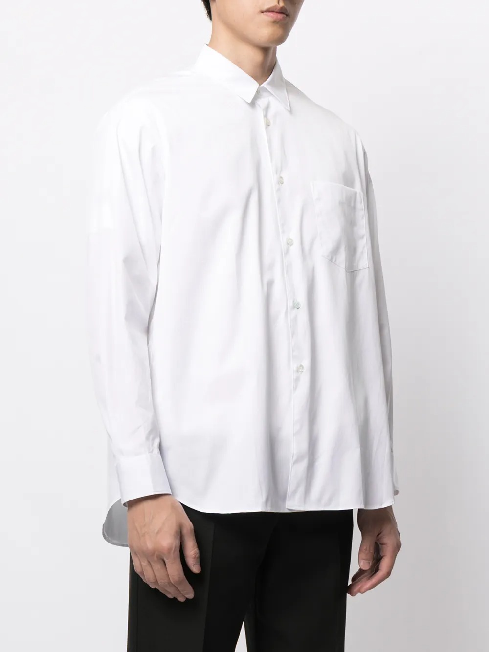 Comme Des Garçons Shirt Woven Shirt In White