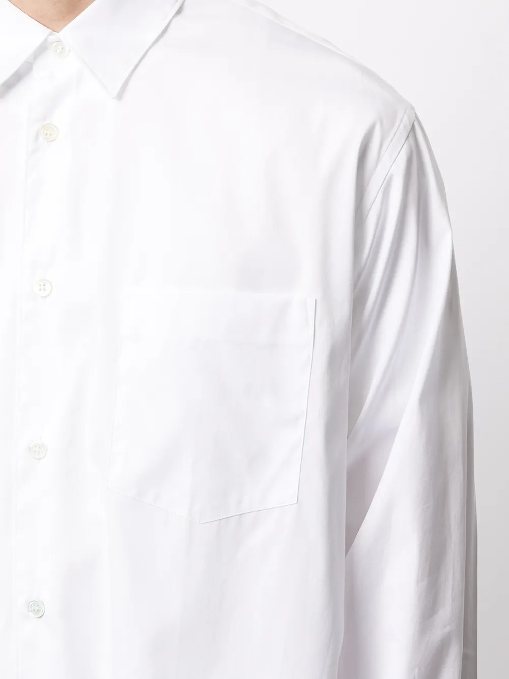 Comme Des Garçons Shirt Woven Shirt In White