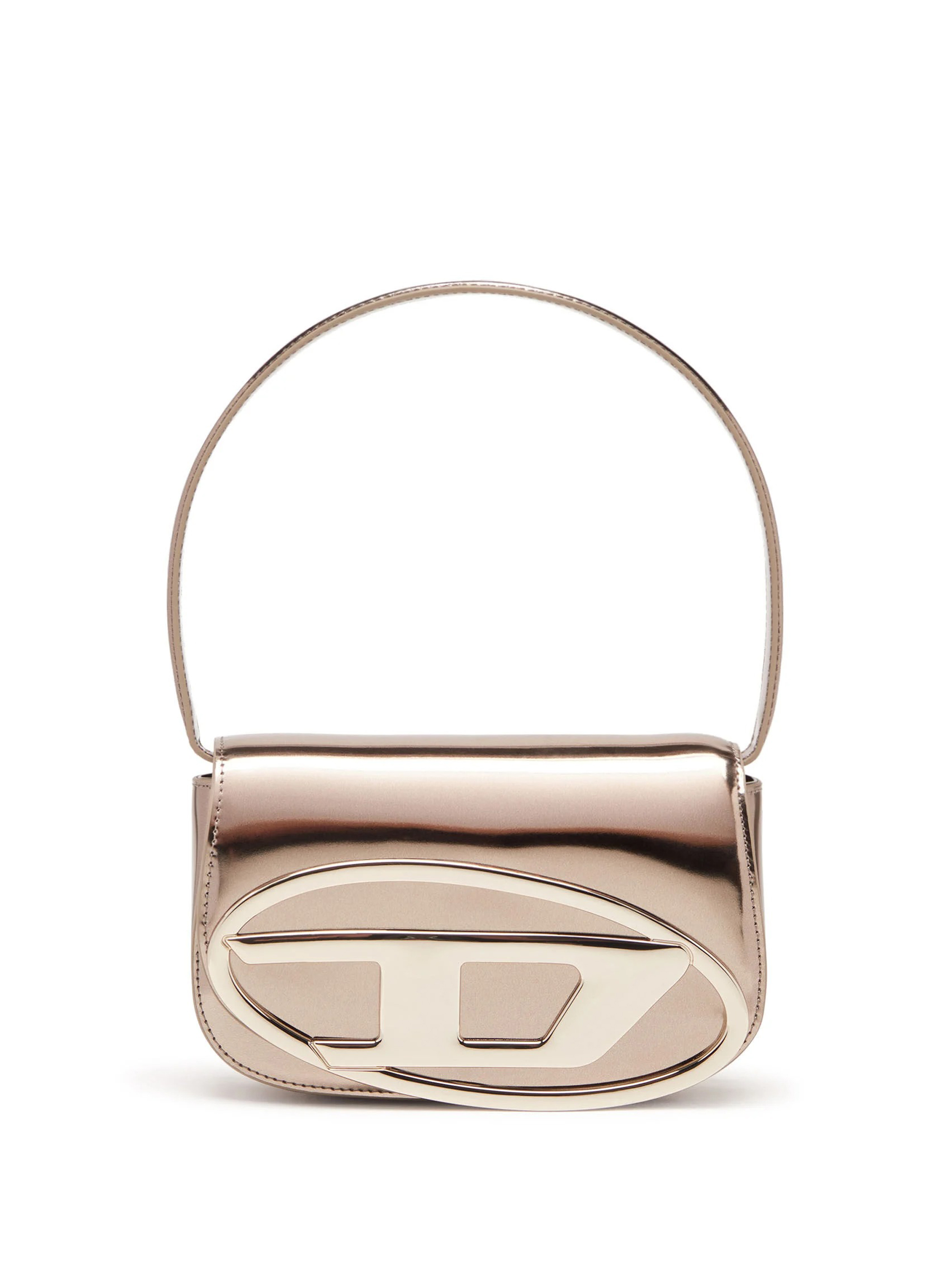 Diesel 1dr Shoulder Bag Woman Bronze In Gold
