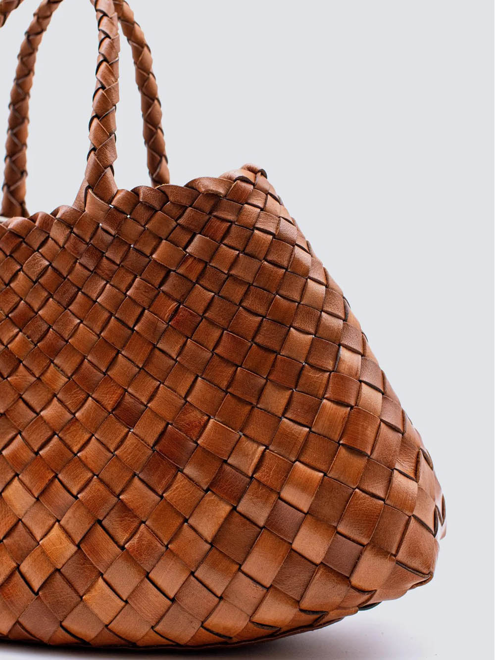 Dragon Diffusion Santa Croce Small Bag Woman Tan