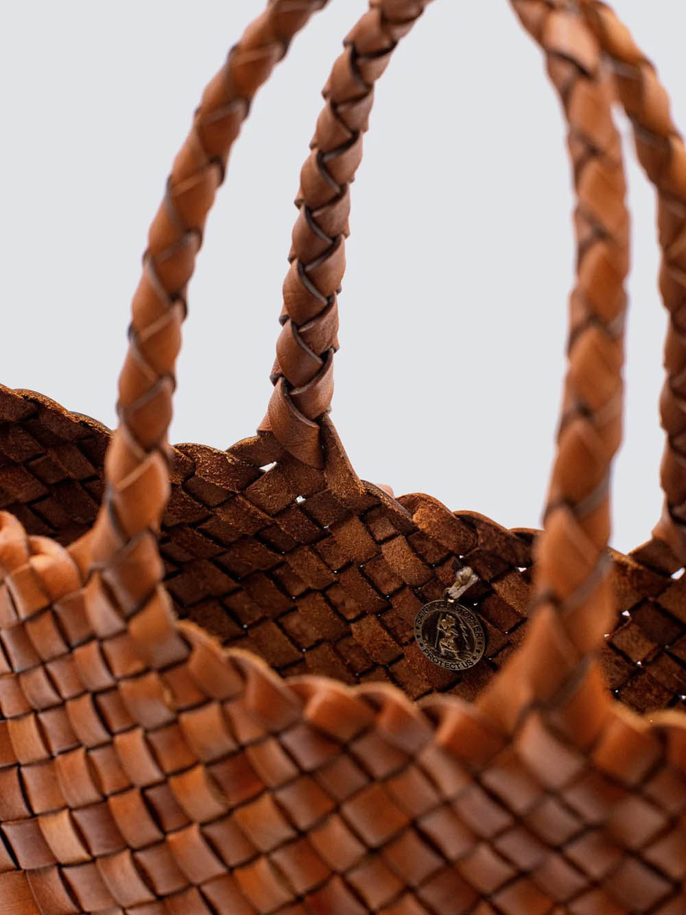 Dragon Diffusion Santa Croce Small Bag Woman Tan