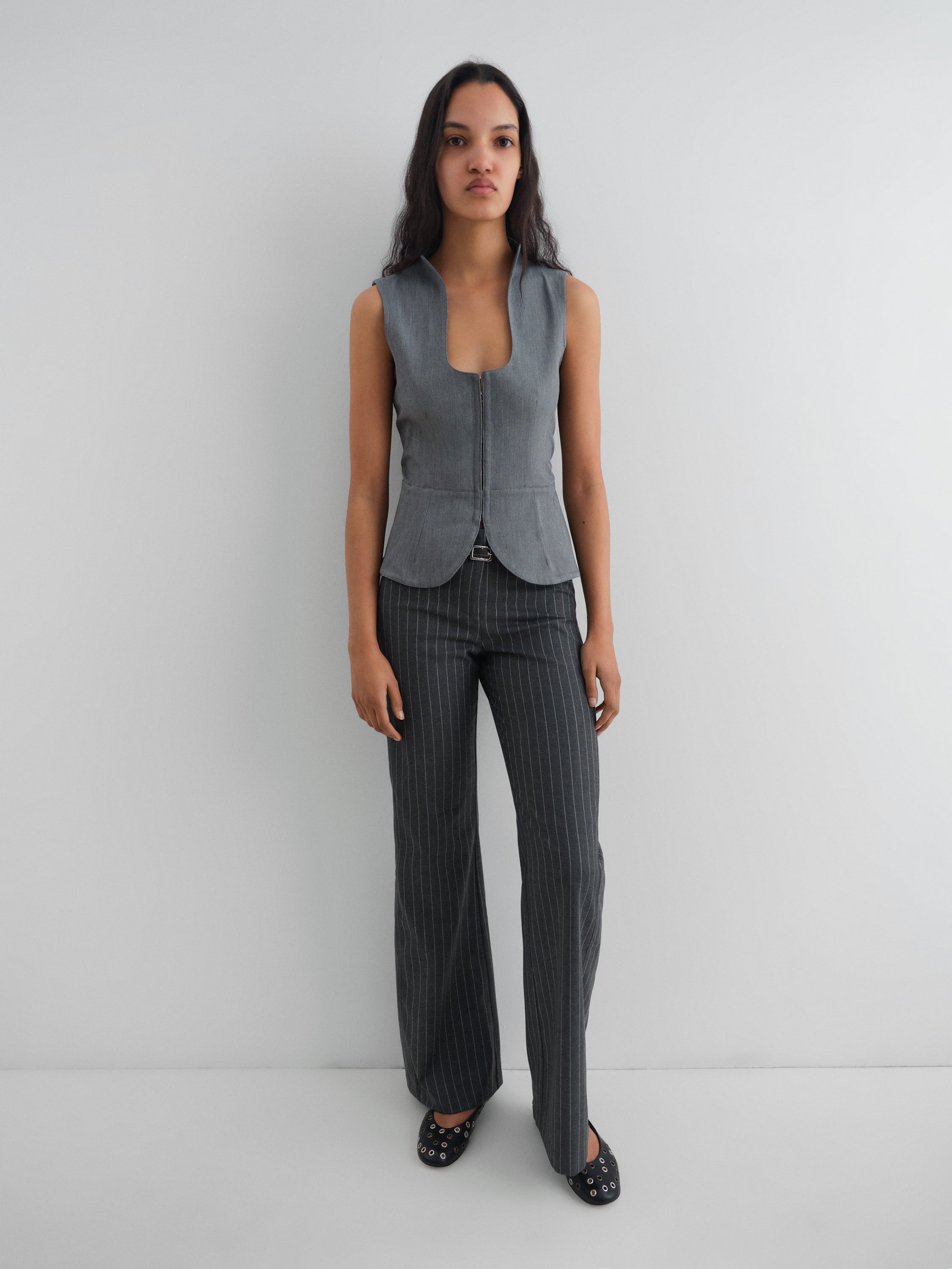 Gimaguas Tailored Nicole Trousers In Gray