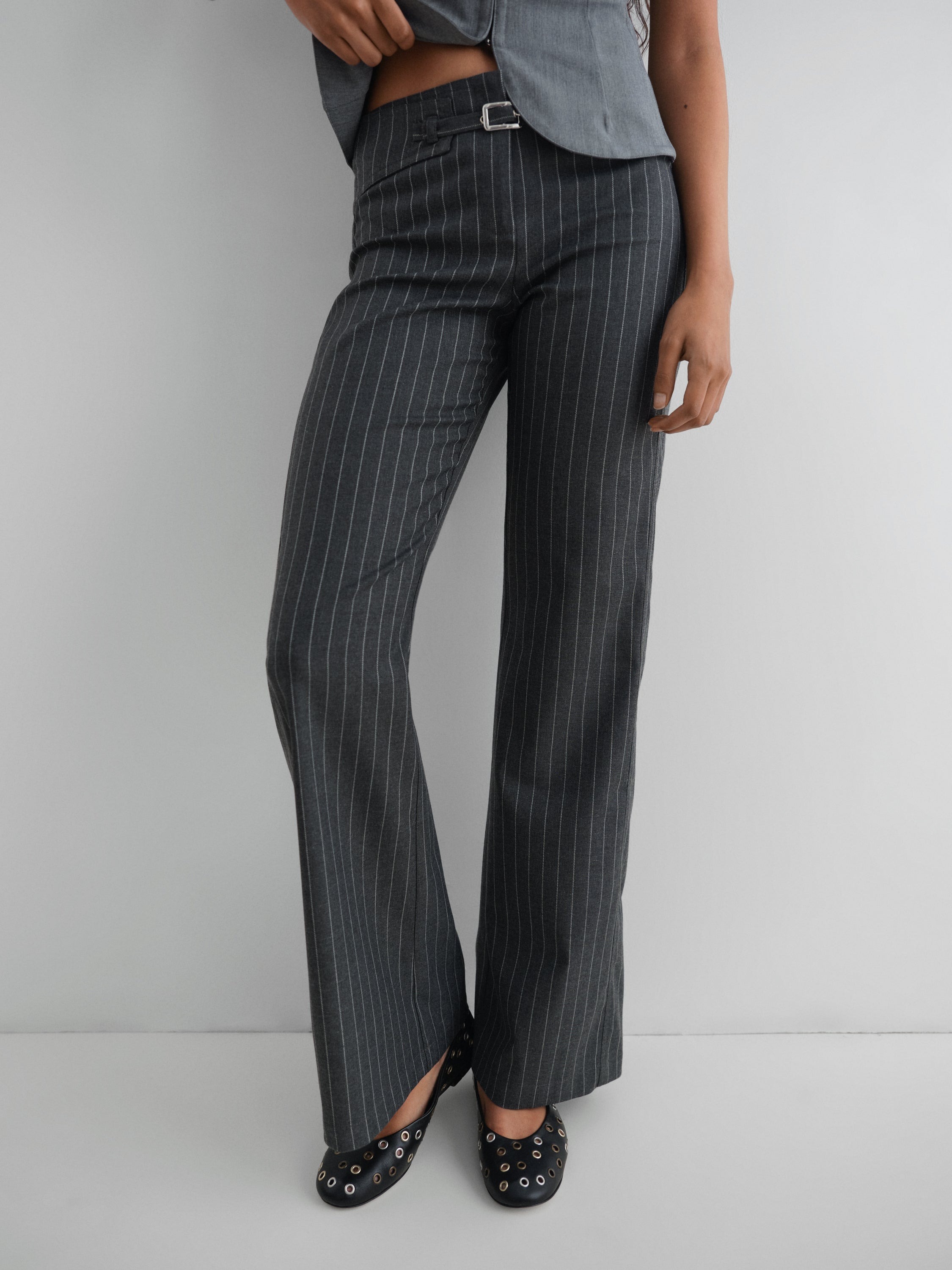 Gimaguas Tailored Nicole Trousers In Gray