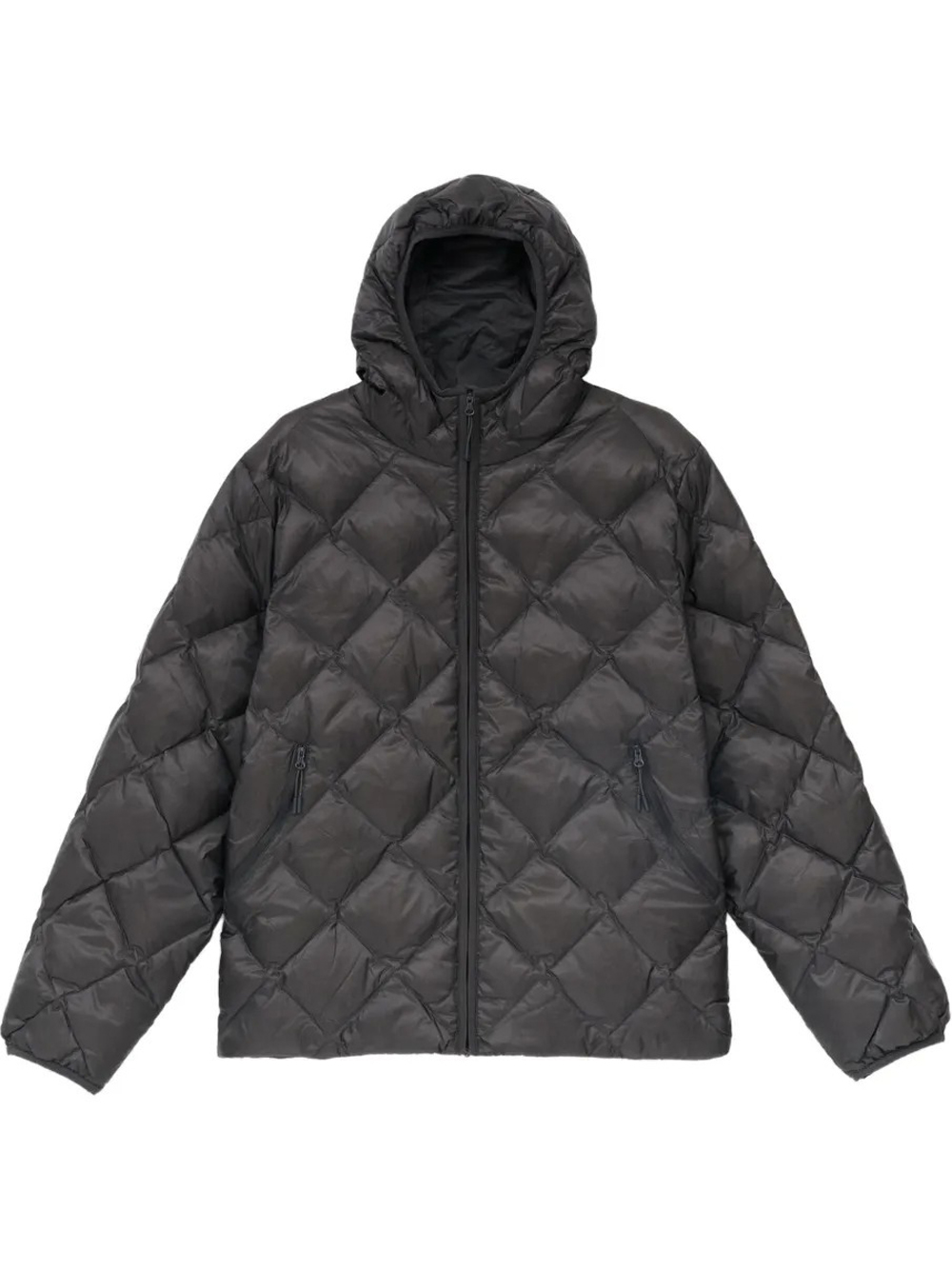 Hiking Patrol Base Lt Down Hooded Jacket In Gray