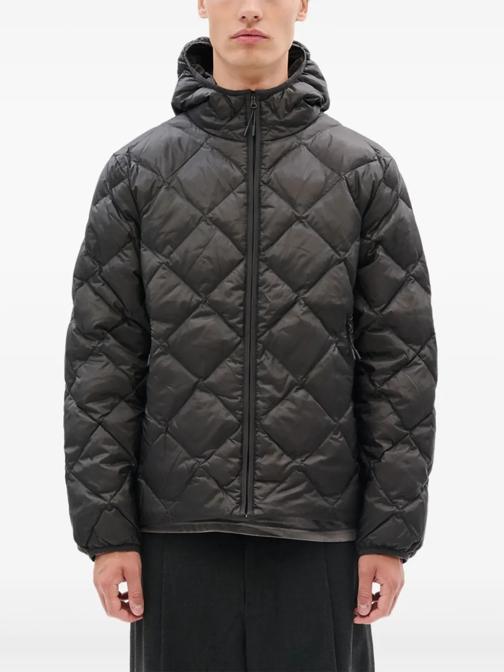 Hiking Patrol Base Lt Down Hooded Jacket In Gray
