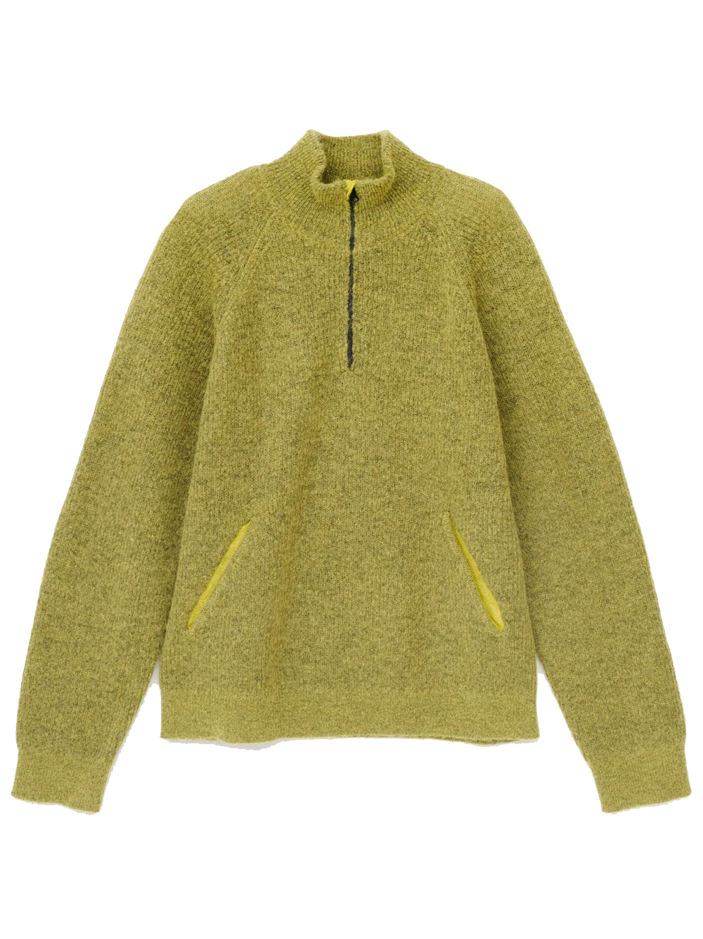 Hiking Patrol Essence Mohair Mixed Knit Top In Green