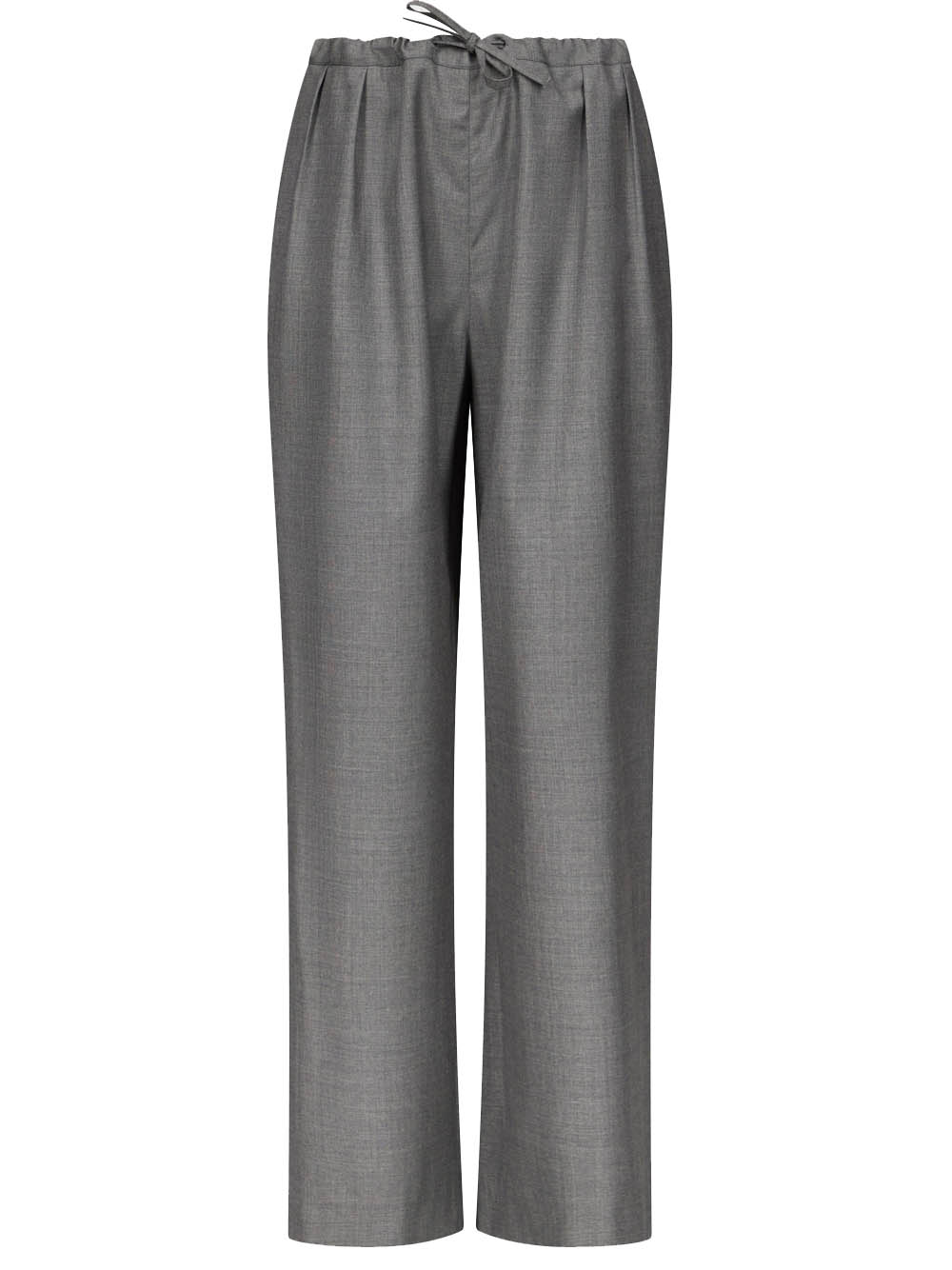 Loulou De Saison Cove Pants Woman Anthracite In Gray