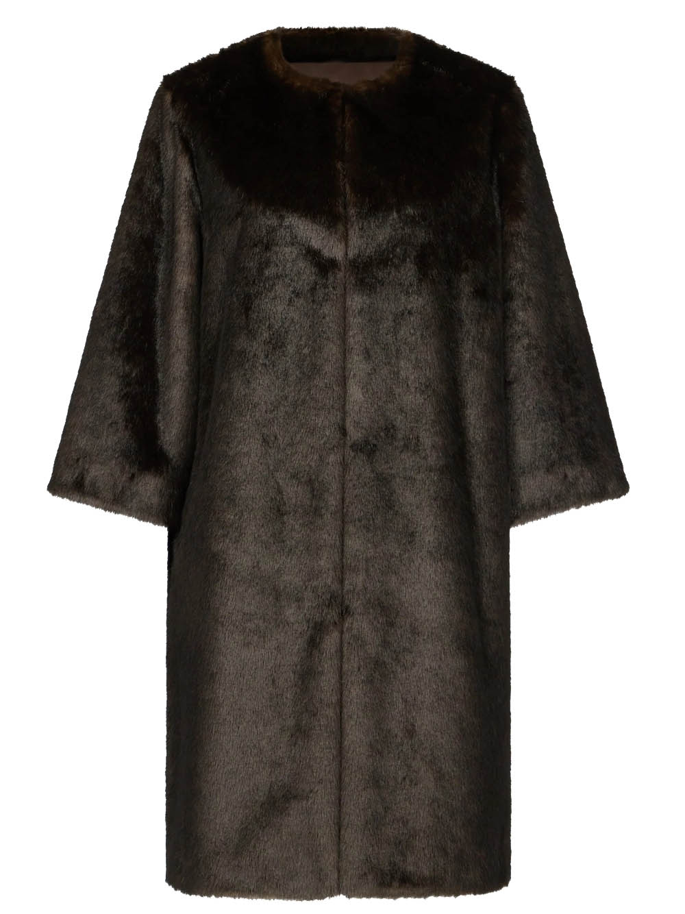 Loulou De Saison Moore Coat Woman Dark Brown In Brown