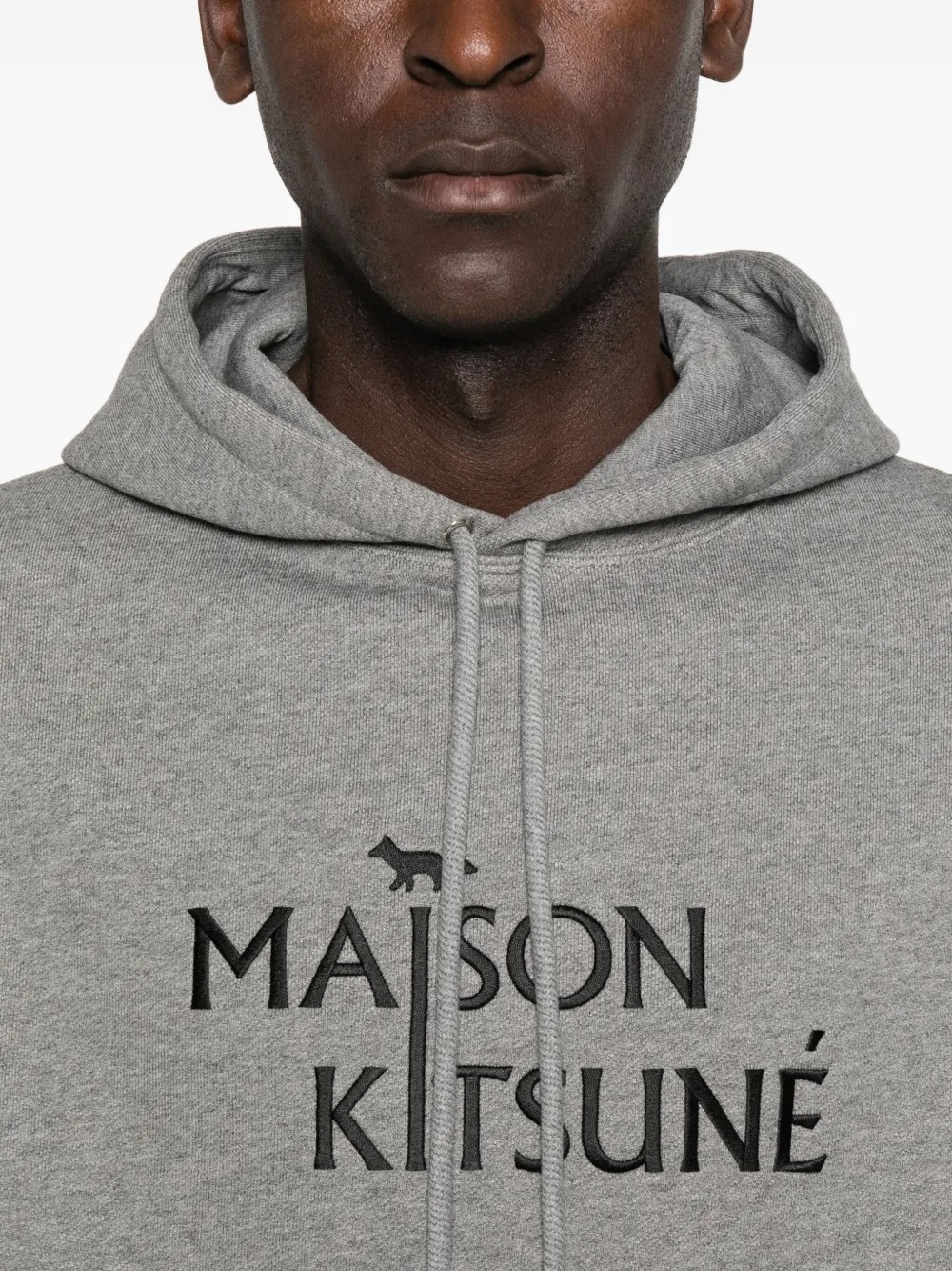 Maison Kitsuné Mk Pillar Comfort Hoodie In Gray