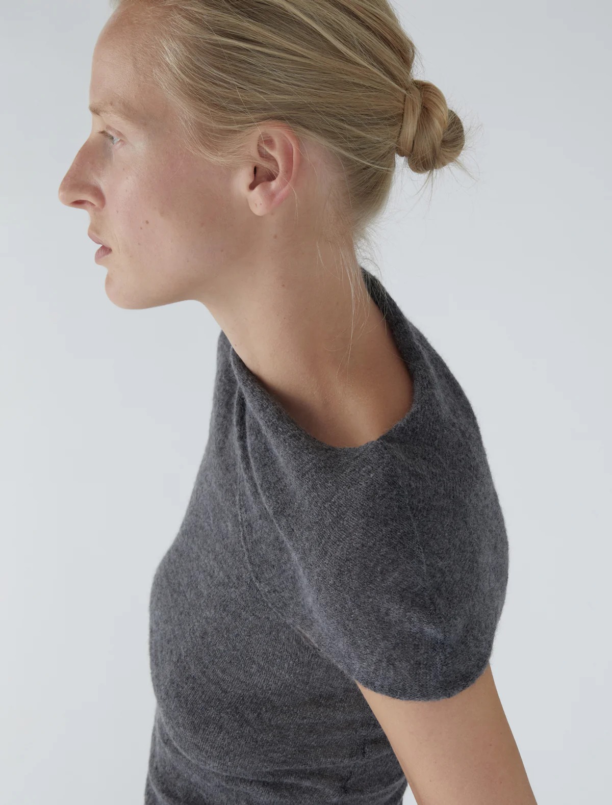 Paloma Wool Aurum Top Woman Dark Grey In Gray