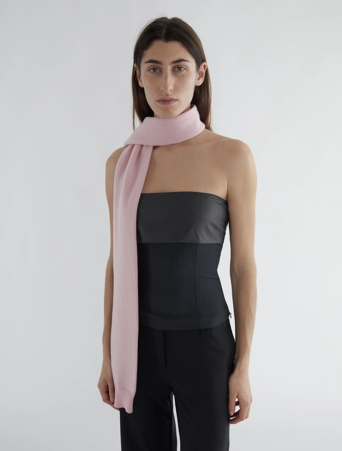 Paloma Wool Scarf With Moix Cuffs In Pink