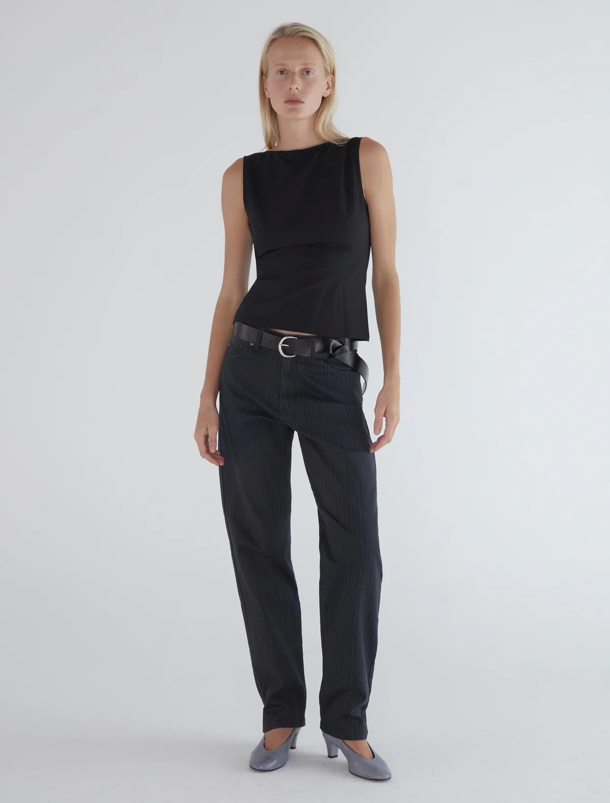 Paloma Wool Fase Top Woman Black In Black