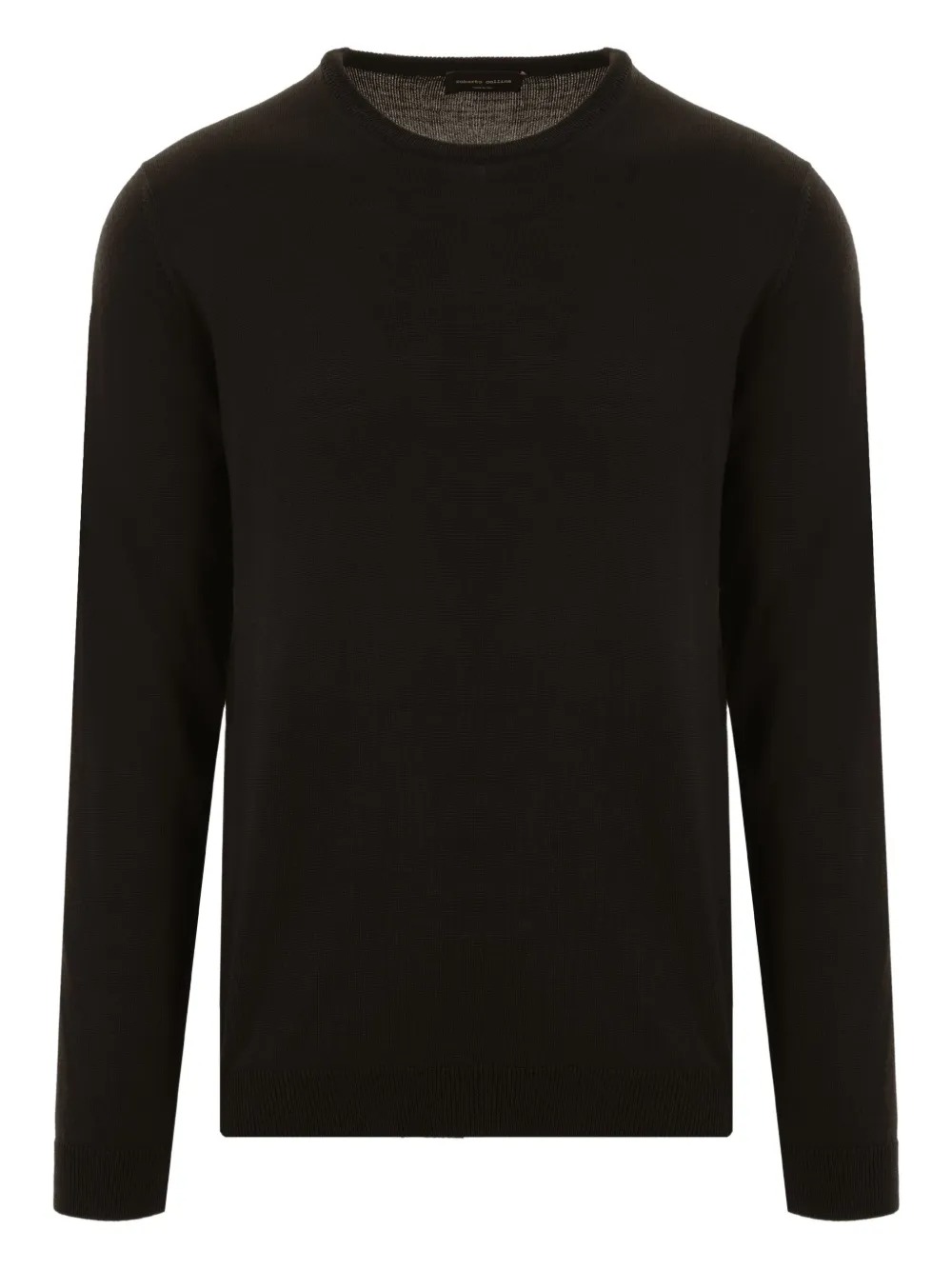 Roberto Collina Crew-neck Sweater In Black