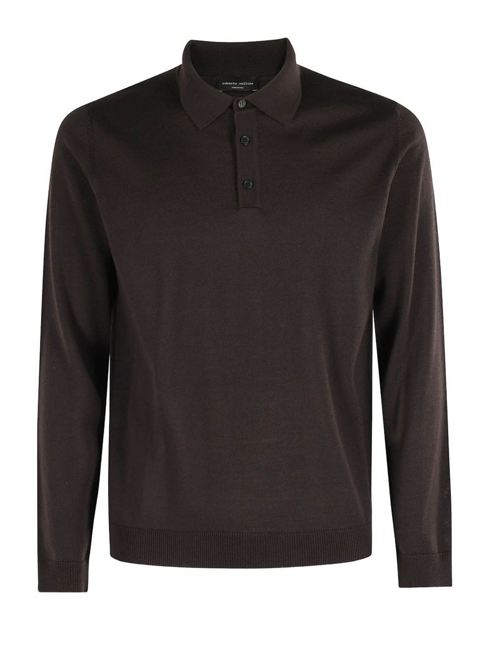 Roberto Collina Polo Sweater In Brown