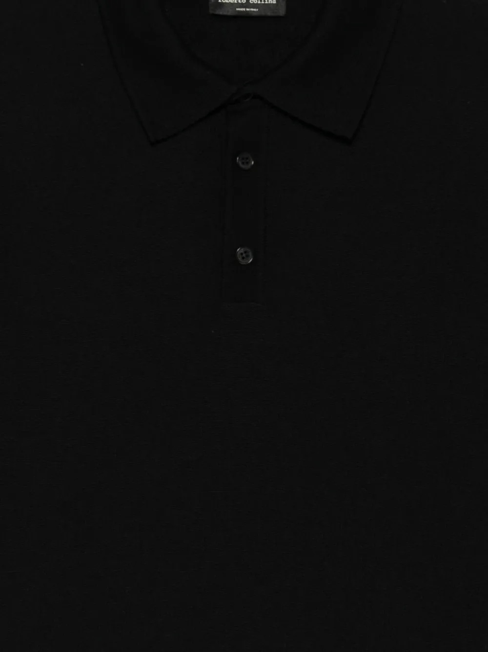 Roberto Collina Polo Sweater In Black