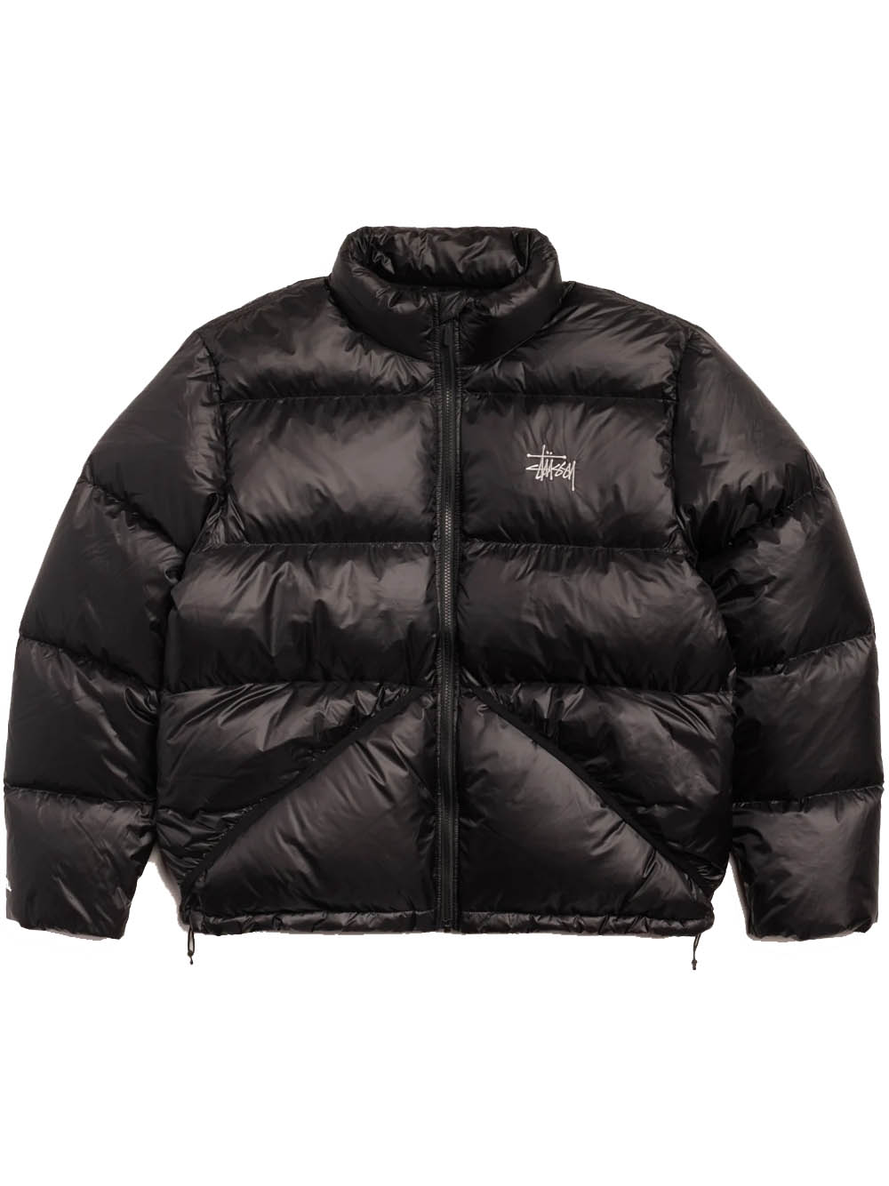 Stussy Micro Ropstop Down Jacket In Black